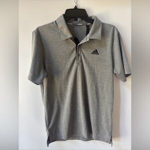 Adidas Men's Golf Polo, Gray, Small